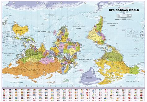 Training and Certification Options for MAP Upside Down Map of World